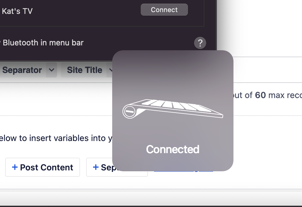 Mac bluetooth connection popup