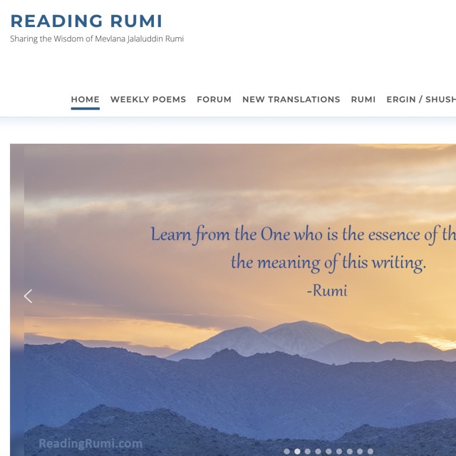 Reading Rumi homepage