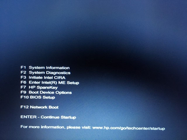 Windows BIOS menu.
