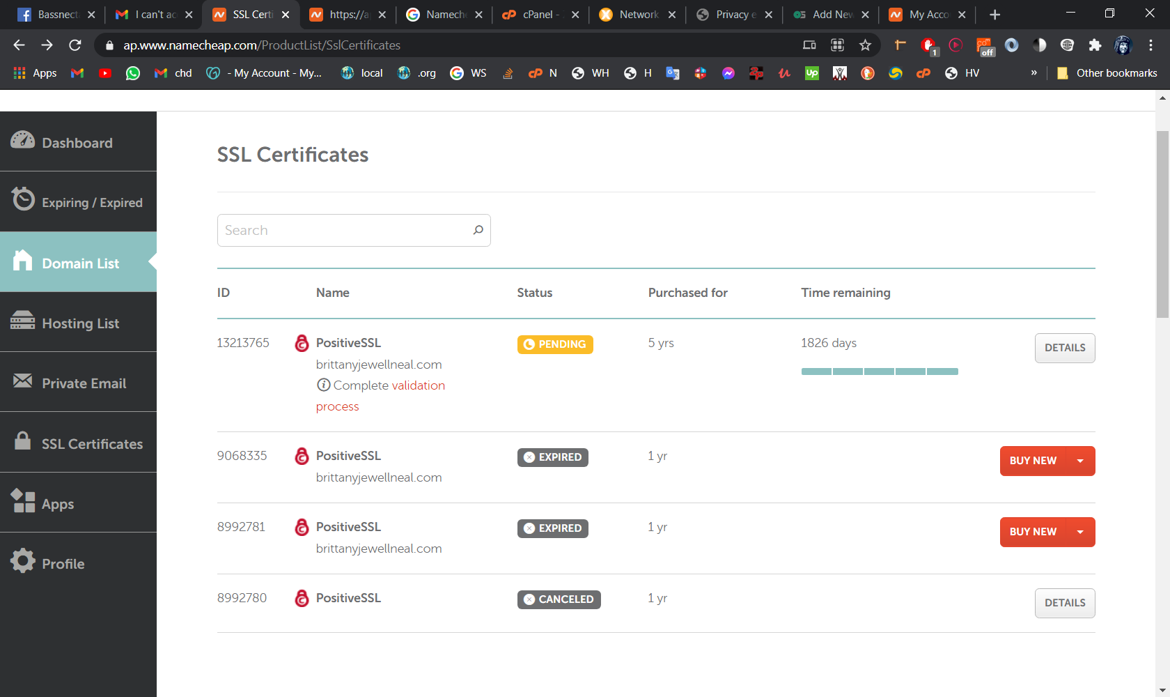 How to Verify Your NameCheap/cPanel SSL Certificate, and Validate DNS ...