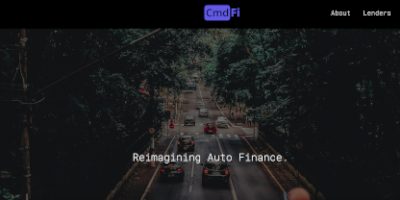 CommandFi Homepage screenshot