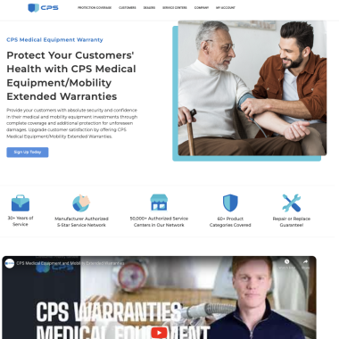 CPS page for medical device warranties